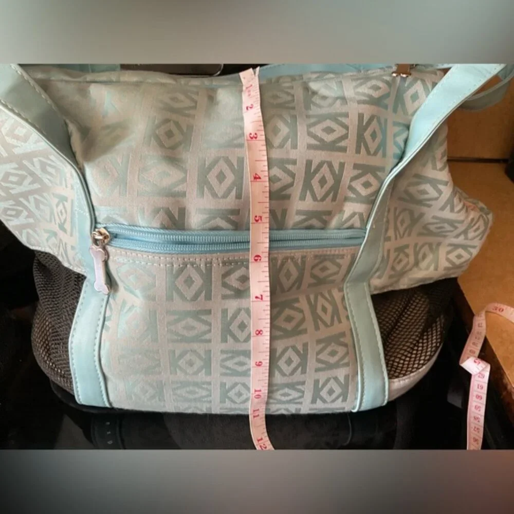 Union Rich:KK pack & paw pet carrier bag for small dogs with handles teal color
